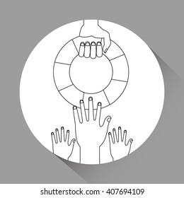 Graphic design of insurance, editable vecctor