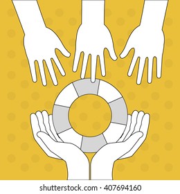 Graphic design of insurance, editable vecctor
