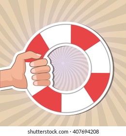 Graphic design of insurance, editable vecctor