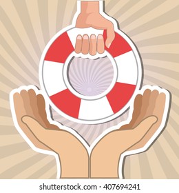 Graphic design of insurance, editable vecctor