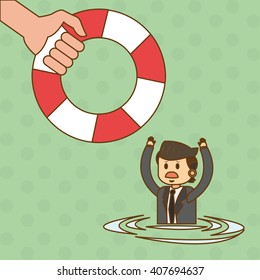 Graphic design of insurance, editable vecctor
