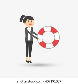 Graphic design of insurance, editable vector