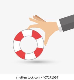 Graphic design of insurance, editable vector