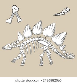 GRAPHIC DESIGN JURASSIC DINO BONES