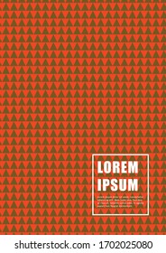 Graphic design layout template with geometric background. Can be used for printed or web projects like brochure, book, ad, card etc.