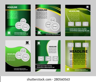 Graphic Design Layout vector template for flyer brochure leaflet poster 