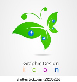 graphic design logo butterfly