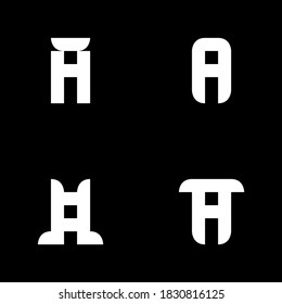 Logo de diseño gráfico, diseño de logotipo de monograma, diseño de logotipo de carta