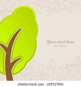 Graphic design logo nature tree icon
