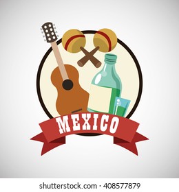 Graphic design of mexican culture