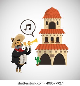 Graphic design of mexican culture