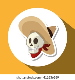 Graphic design of mexican culture