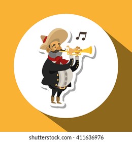 Graphic design of mexican culture