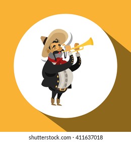 Graphic design of mexican culture