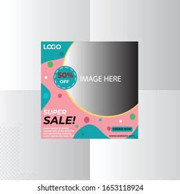 graphic design modern banner template 