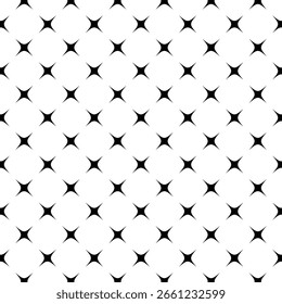 Un Diseño gráfico de múltiples símbolos de destellos negros sobre un fondo blanco liso.  Los símbolos son simétricos y tienen un efecto radiante.