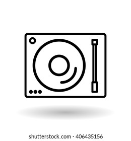 Graphic design of music , vector illustration