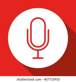 Graphic design of music , vector illustration