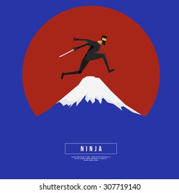 Design Gráfico Ninja Conceito