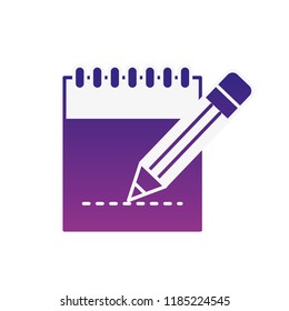 graphic design notepad pencil writing