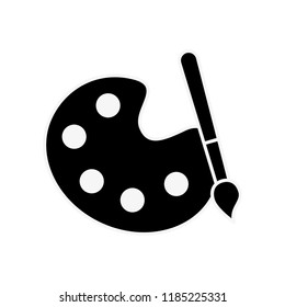 graphic design palette color paint brush