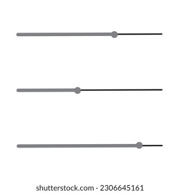 Graphic design parallel line vector on white background