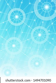 Graphic design pattern outline technology for network structure Abstract shape wallpaper Illustration vector colorful background 