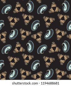 Graphic Design Patterns on black
