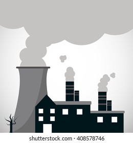 Graphic design of pollution