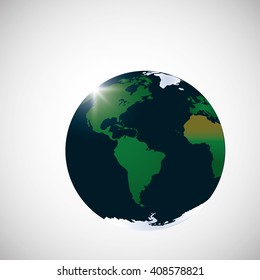 Graphic design of pollution