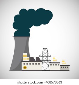 Graphic design of pollution