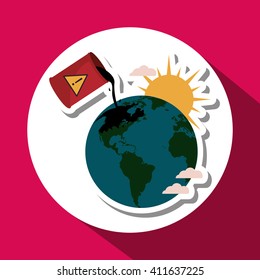 Graphic design of pollution