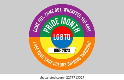 Graphic design for pride month