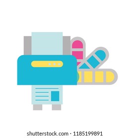graphic design printer machine and color tone