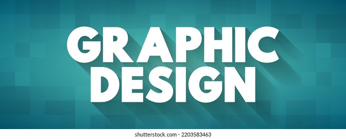 Graphic Design is a profession, applied art and academic discipline whose activity consists in projecting visual communications, text concept background