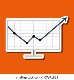 Graphic design of profit , editable vector