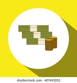 Graphic design of profit , editable vector