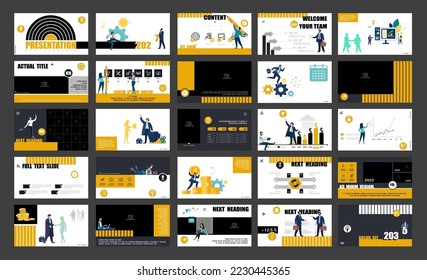 Presentación del proyecto de diseño gráfico, powerpoint. Plantilla de diapositiva Infográfica. Para uso en Flyer, SEO. Plantilla de la página de aterrizaje del seminario web, diseño del sitio web, cartel. Un equipo de personas crea un negocio, trabajo en equipo