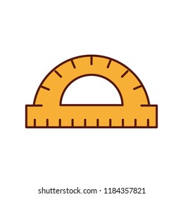 graphic design protractor angle measure tool