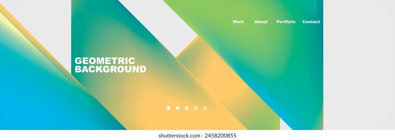 Graphic design publication featuring a striking pattern of electric blue and yellow rectangles on a white border. Inspired by macro photography of grass, this design plays with tints and shades