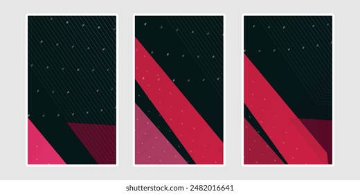 Grafikdesign Rot Schwarz Abstrakter Hintergrund EPS Vektorgrafik File