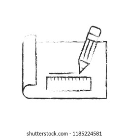 graphic design ruler pencil paper equipment