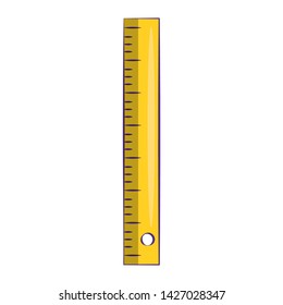 Graphic design ruler software tool symbol isolated illustration editable image