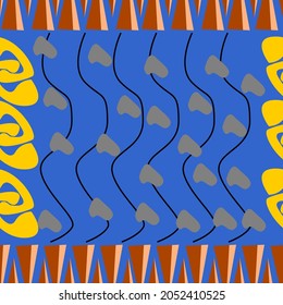 graphic design of seamless abstract pattern