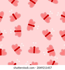 graphic design of seamless butterfly