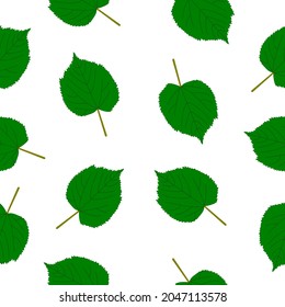 graphic design of seamless flat leaf