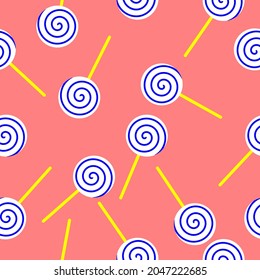 Grafikdesign des nahtlosen Lollipop