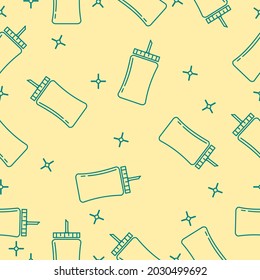 graphic design of seamless sauce container