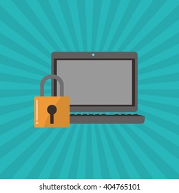 Graphic design of Security System, vector illustration