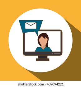 Graphic Design of Social Media , editable vector